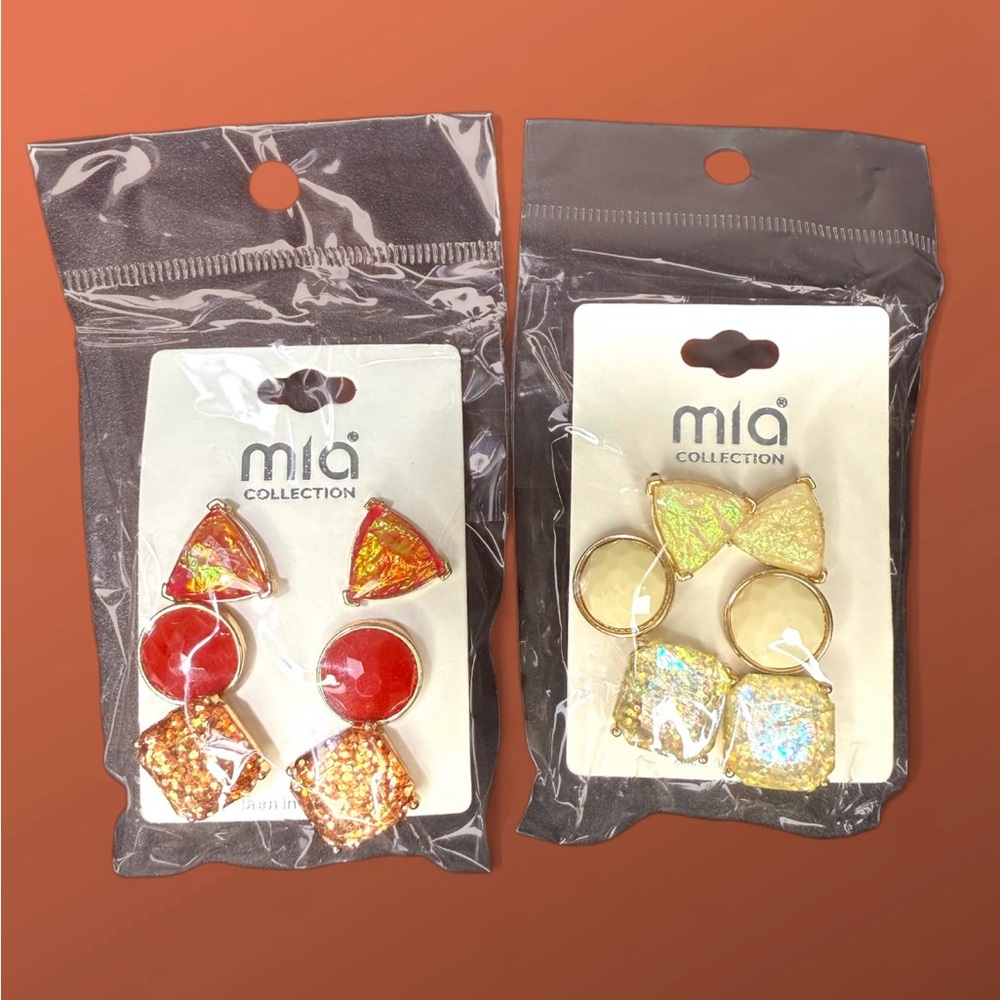 MIA COLLECTION 6pc Earrings Set